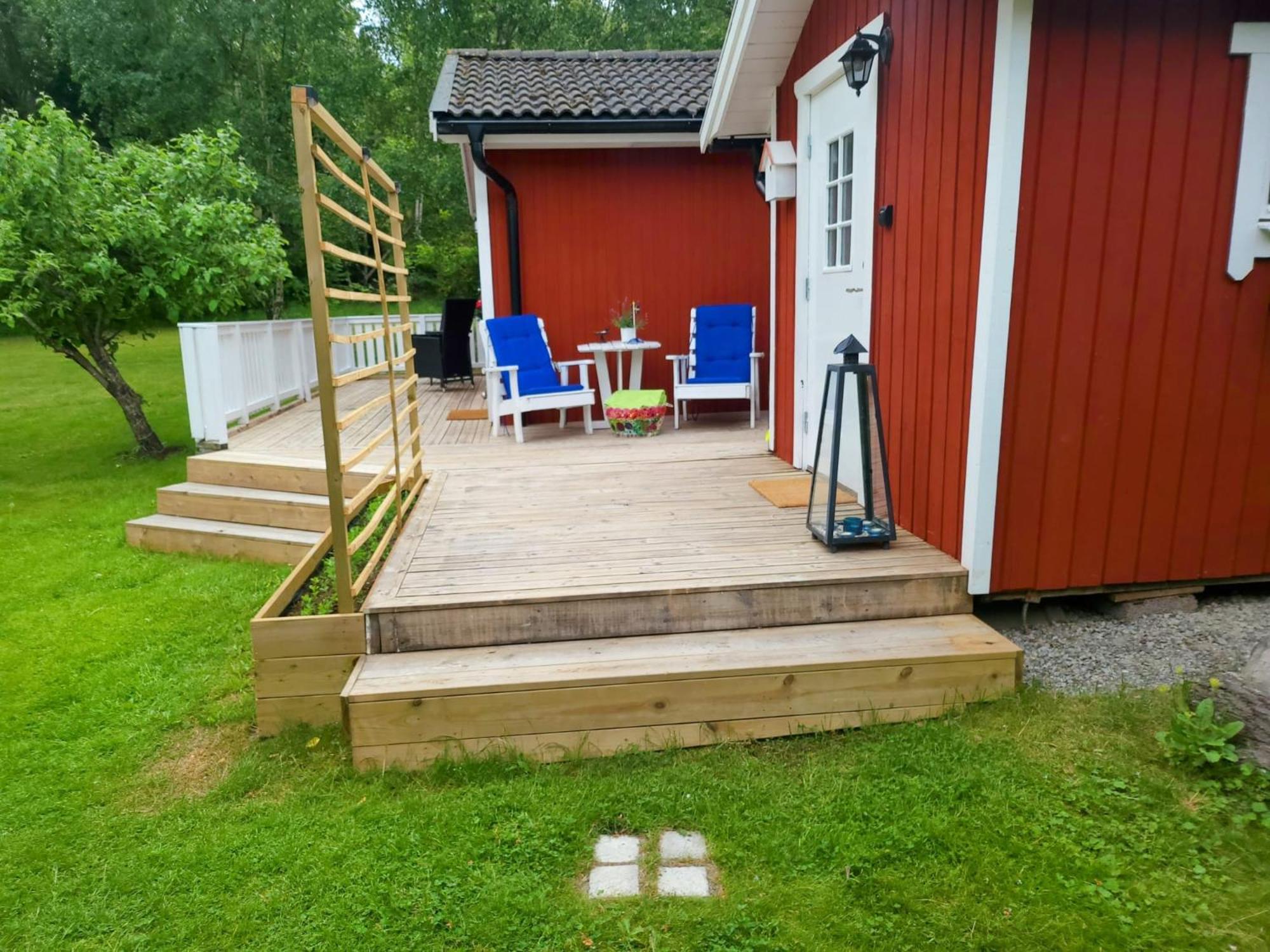 特鲁萨Lilla Huset Med Stor Traedgardstomt Naera Golf Och Hav别墅 外观 照片